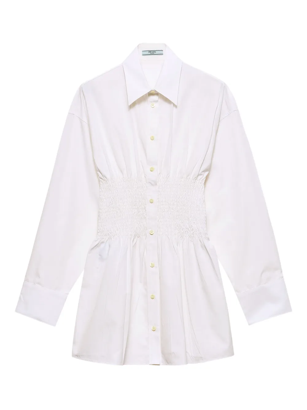 Prada Popeline overhemd Wit
