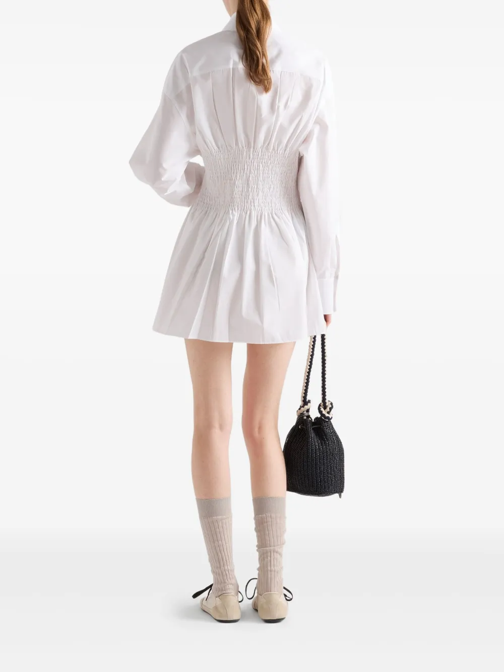 Prada Popeline overhemd Wit