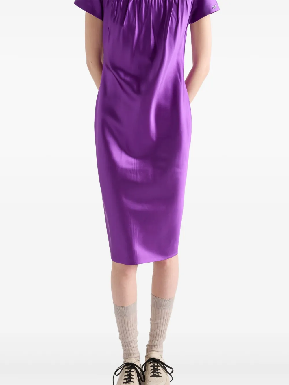 Prada Old Duchesse jurk Paars