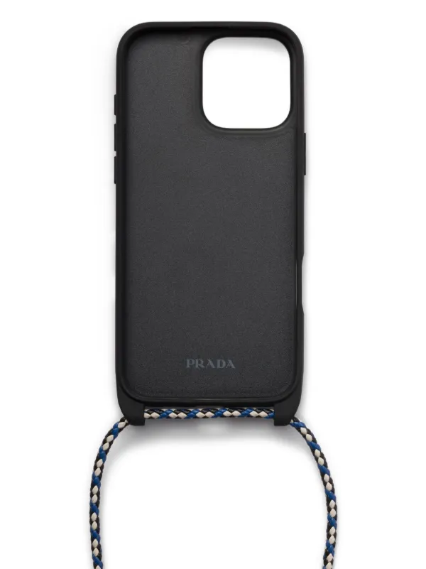 PRADA - PRADA  iPhone  ⅩS Max  ケース Prada iPhone 16 Pro Max Saffiano Leather Phone Case | Neiman