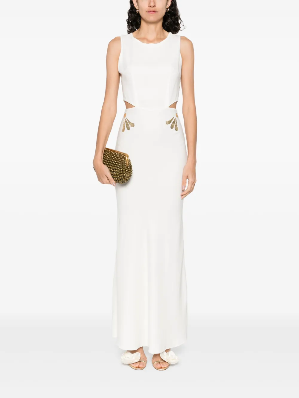 Themis Z Kallos maxi-jurk - Wit
