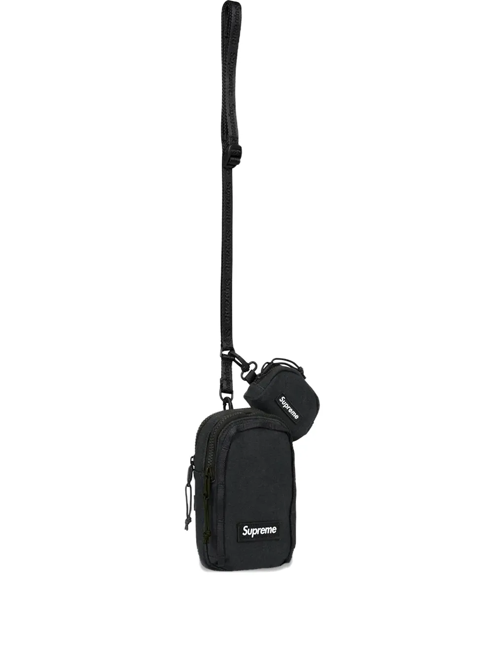 Supreme ロゴパッチ ショルダーバッグ - ブラック Supreme ロゴパッチ ショルダーバッグ - ブラック