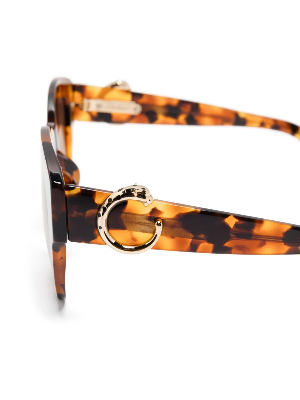 Cartier Eyewear Panthère zonnebril Bruin