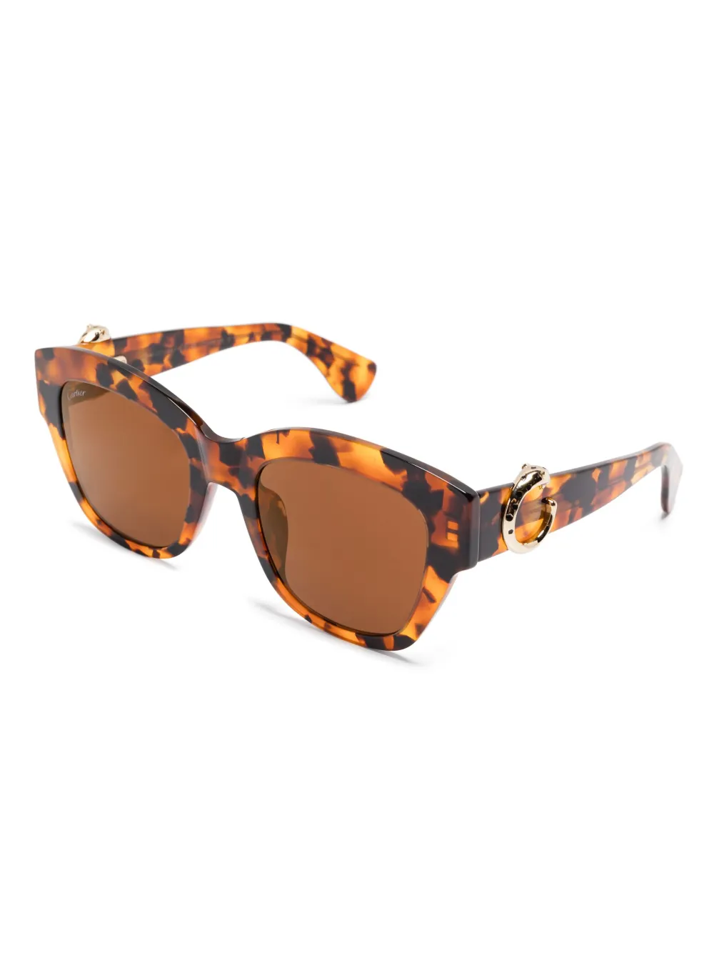 Cartier Eyewear Panthère zonnebril - Bruin