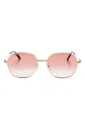 Cartier Eyewear round-frame sunglasses - Gold