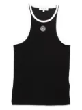 Sporty & Rich ribbed tank top - Black
