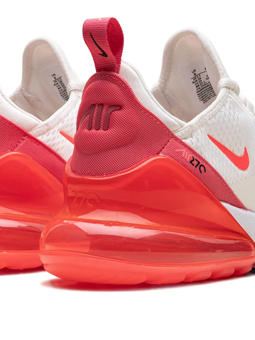Nike Air Max 270 "Sail Aster Pink White Hot Punch" sneakers