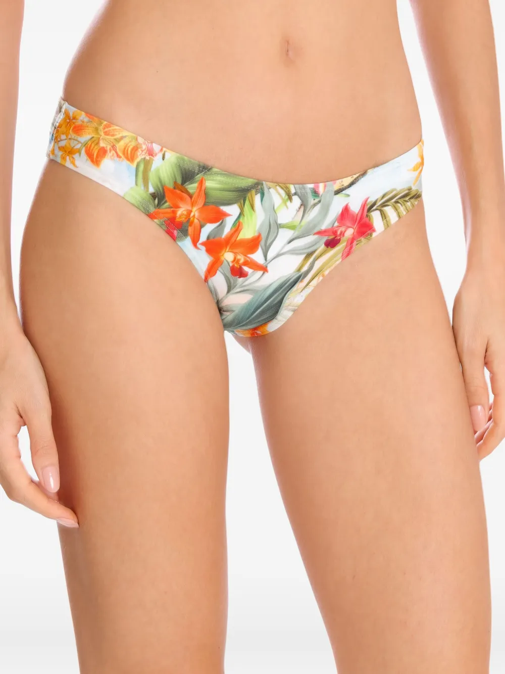 Lygia & Nanny floral-print bikini bottom Wit