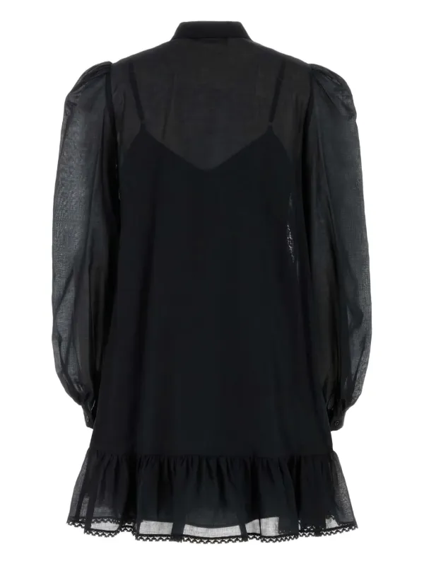 Weekend Max Mara Asteri Mini Dress | Black | FARFETCH OM Weekend Max Mara Asteri Mini Dress | Black | FARFETCH OM