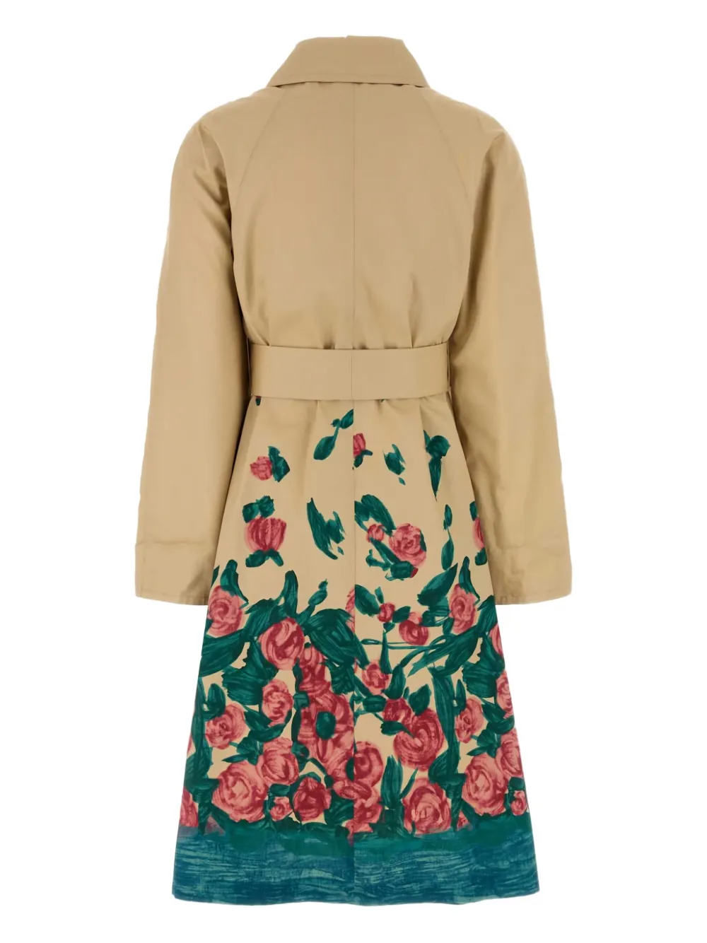 Weekend Max Mara Pesco gabardine trenchcoat 001 BEIGE