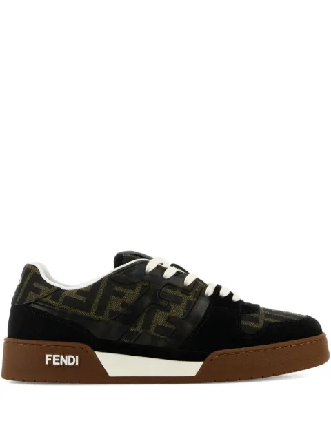 FENDI Zucca-monogram panelled sneakers