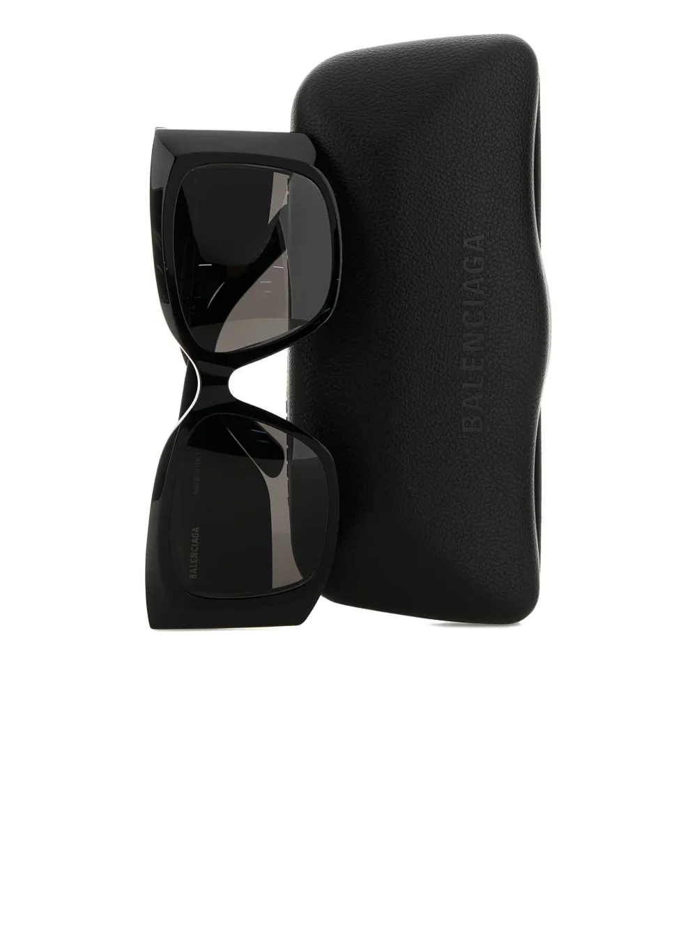 Balenciaga Eyewear Square XL zonnebril Zwart