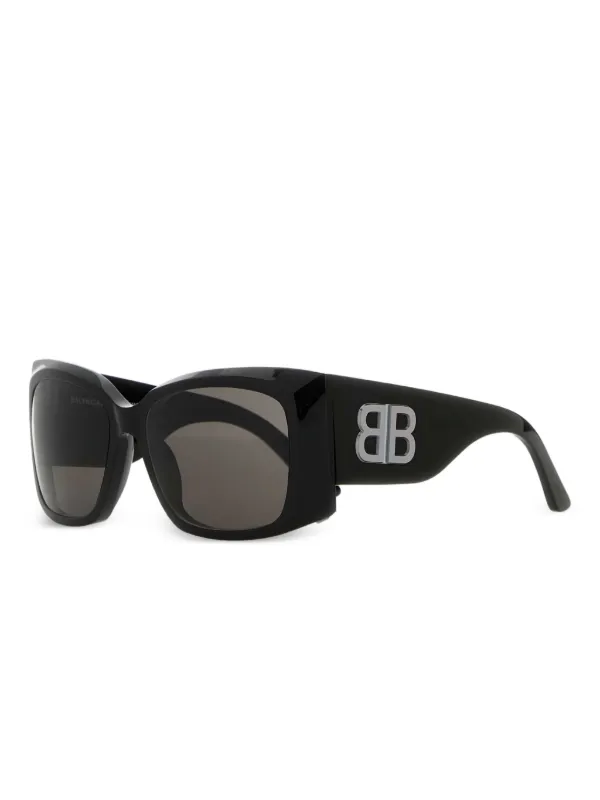 Balenciaga Square Sunglasses XL Eyewear Balenciaga BB0262SA Square Sunglasses | Fashion Eyewear US main image 4