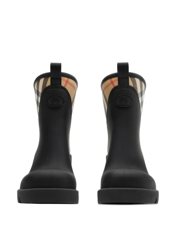 Burberry 125mm Marsh Rain Boots | Black | FARFETCH