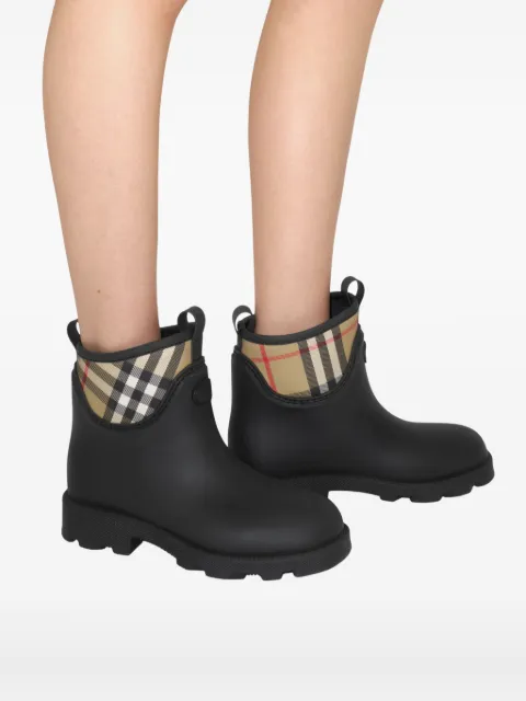 Burberry rubber Marsh Stamp low boots​