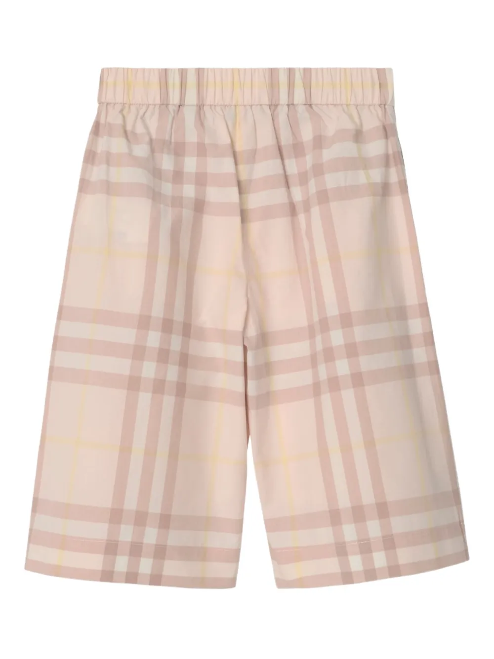 Burberry Kids Geruite broek Beige