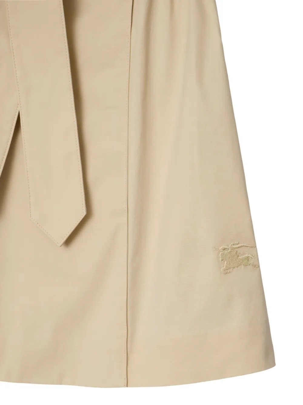 Burberry Kids Jurk met ceintuur Beige