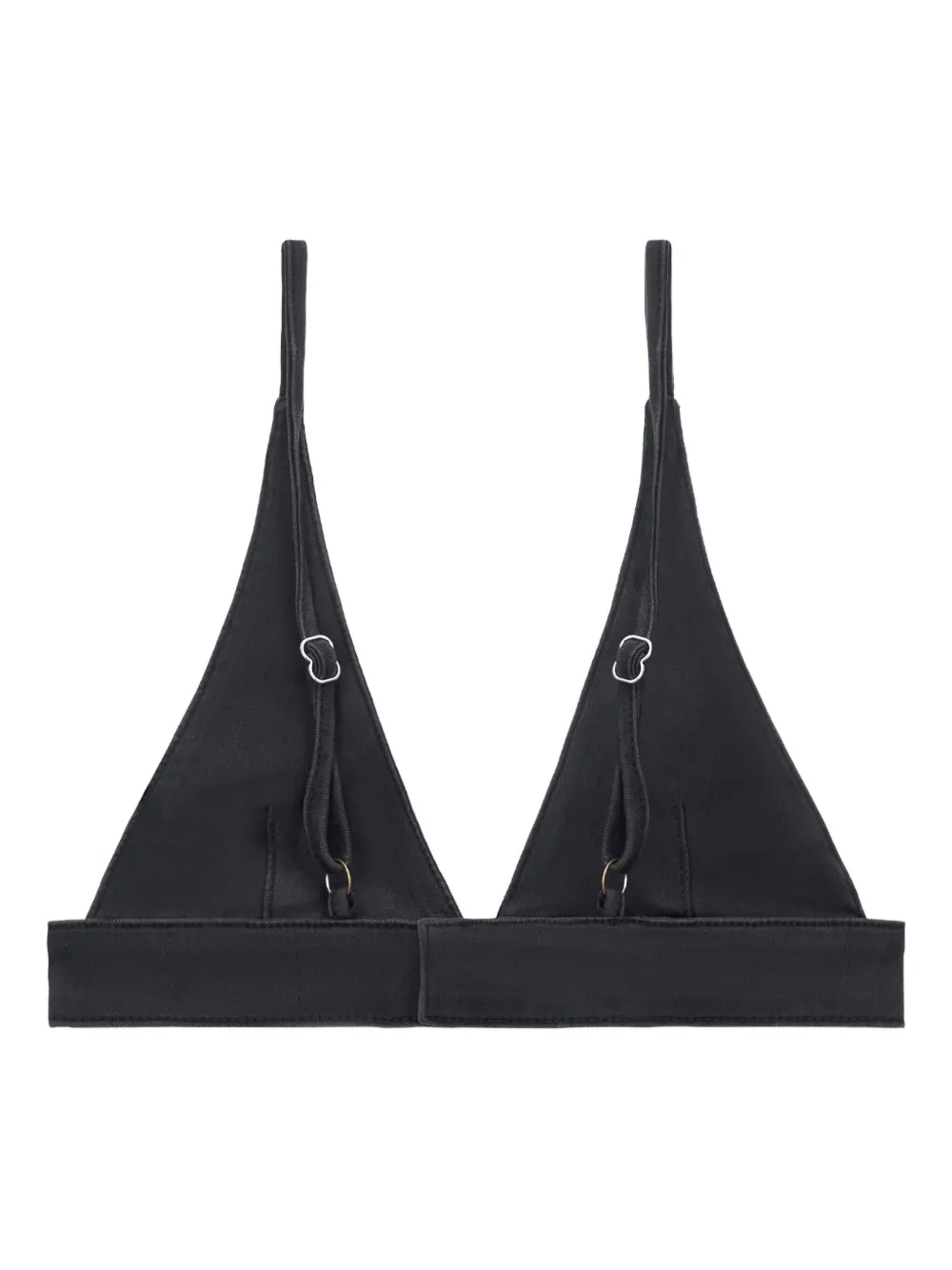 RTA Sofia denim top - Nero