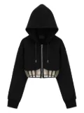RTA Nora zip-up hoodie - Black