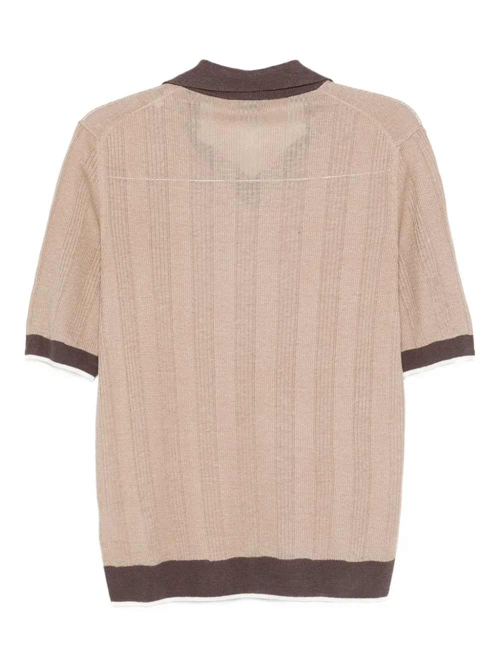 Ballantyne ribbed-knit polo-neck T-shirt | T-Shirts | Image 2