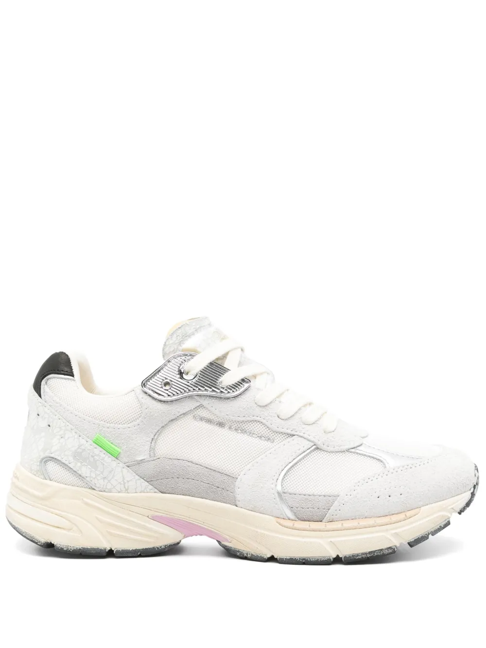 Crime London leather sneakers - ホワイト Crime London leather sneakers - ホワイト