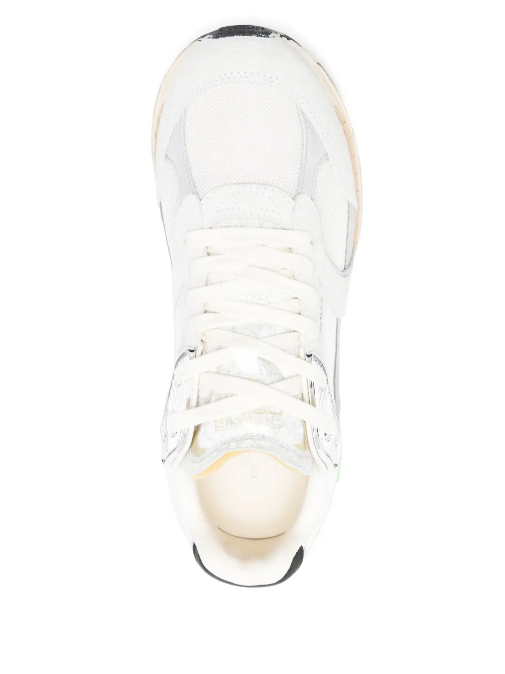 Crime London Leren sneakers Wit