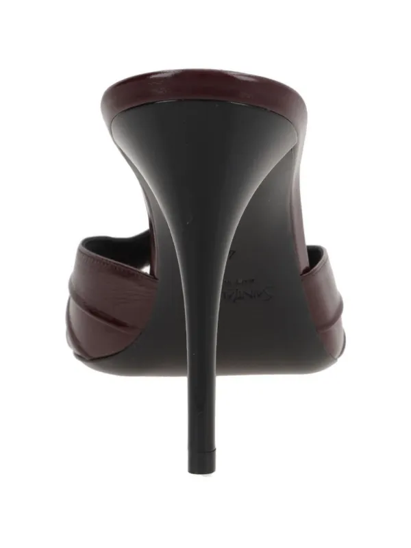 新作☆【SAINTLAURENT】「BABYLONE」ミュール BABYLONE mules in smooth leather | Saint Laurent | YSL US