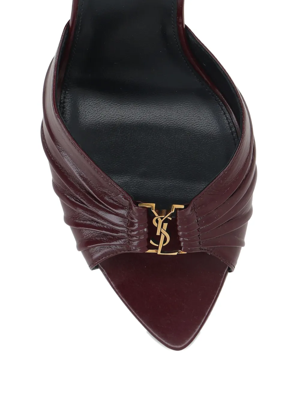 Saint Laurent 90mm Babylone mules Red
