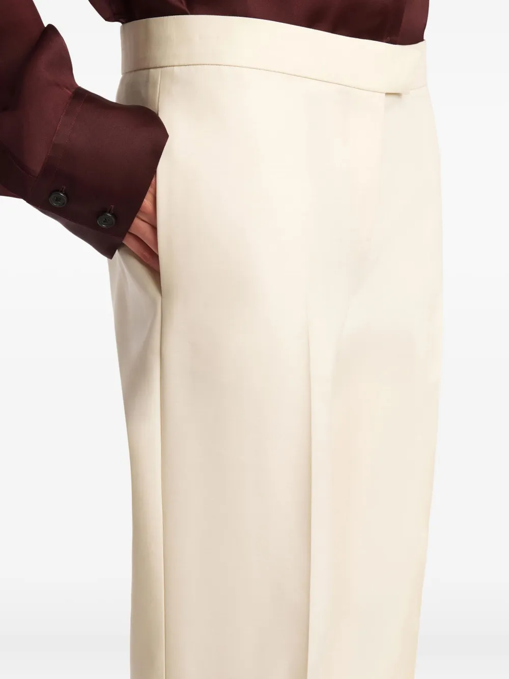 KHAITE Callen broek Beige