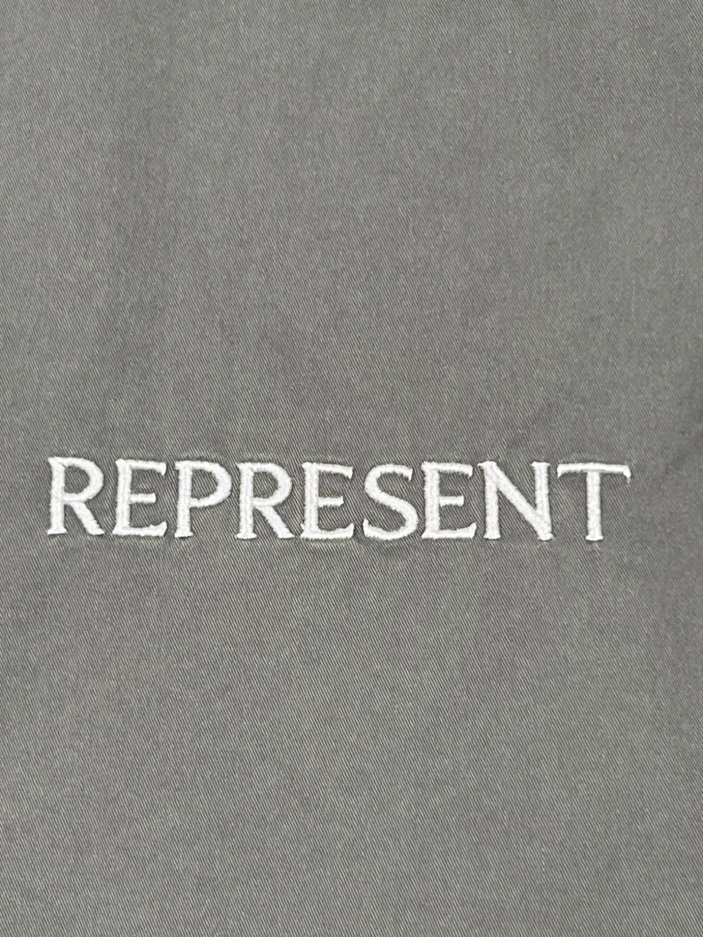 Represent Script overhemd met campkraag Groen