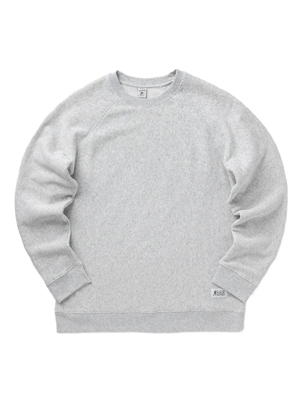 Shop Sporty And Rich Logo-patch Sweatshirt
