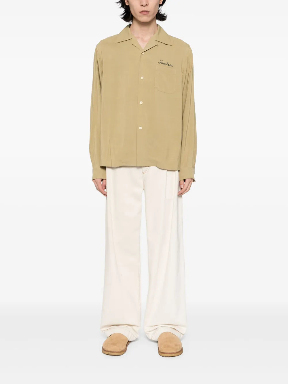 Visvim Keesey overhemd - Beige
