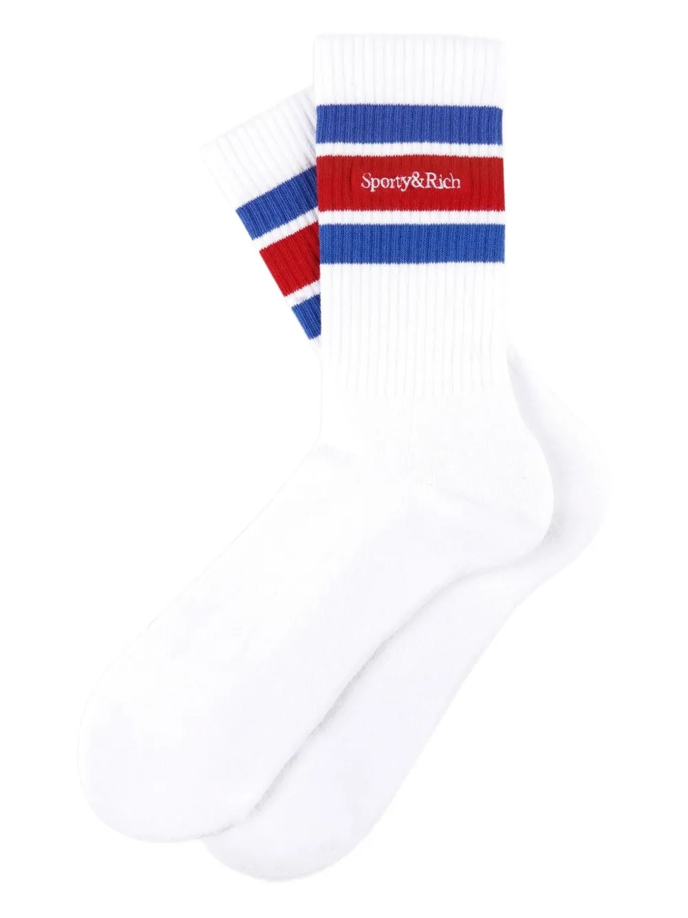 Sporty & Rich Seif sokken met logo Wit