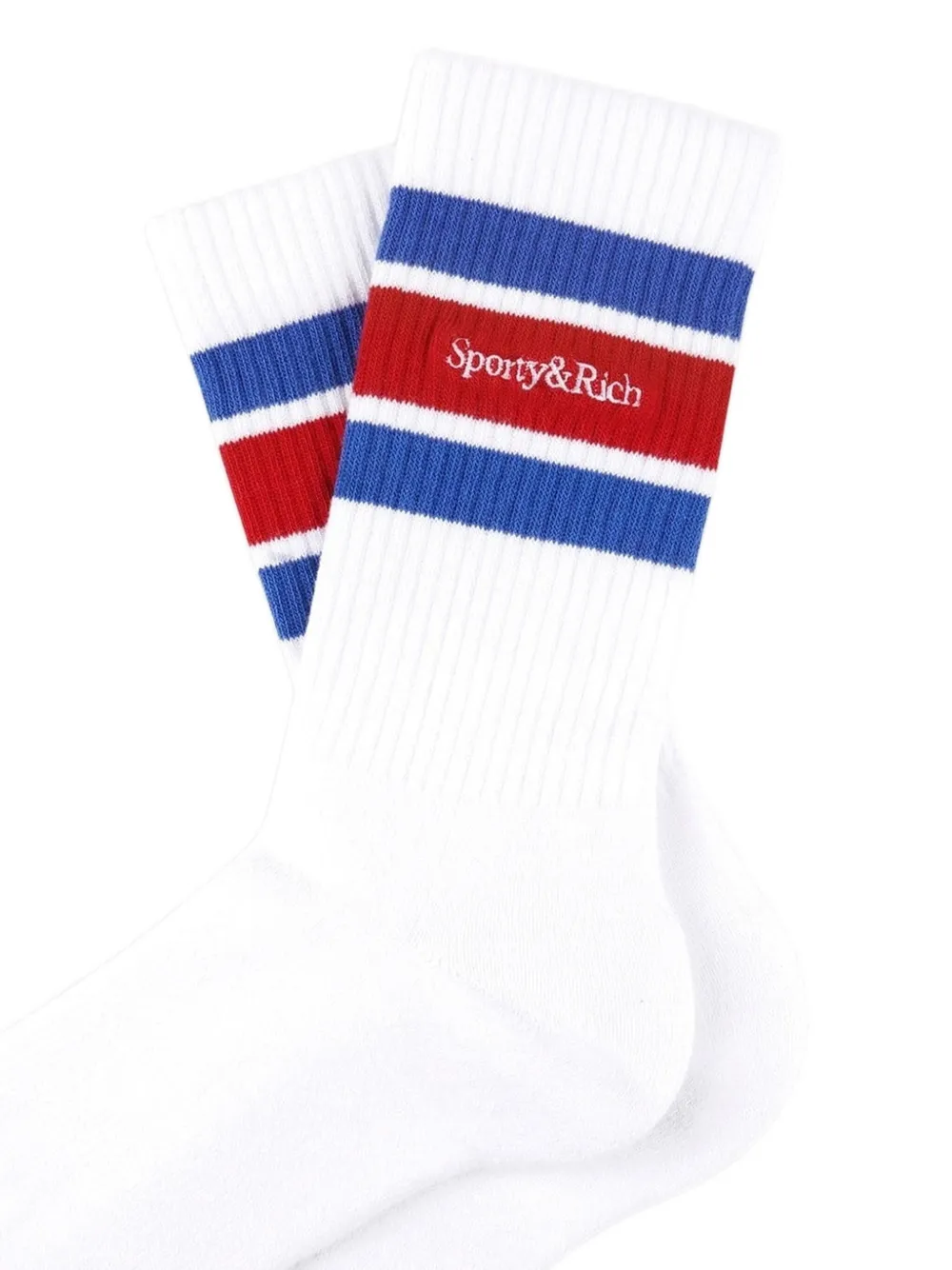 Sporty & Rich Seif sokken met logo Wit