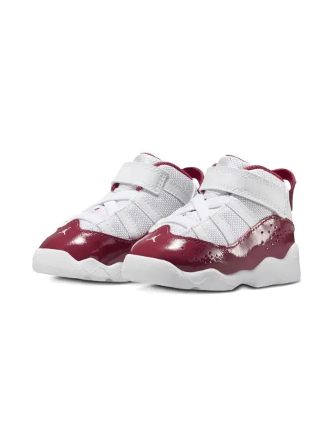 Jordan Kids Air Jordan 6 "White/Red" sneakers