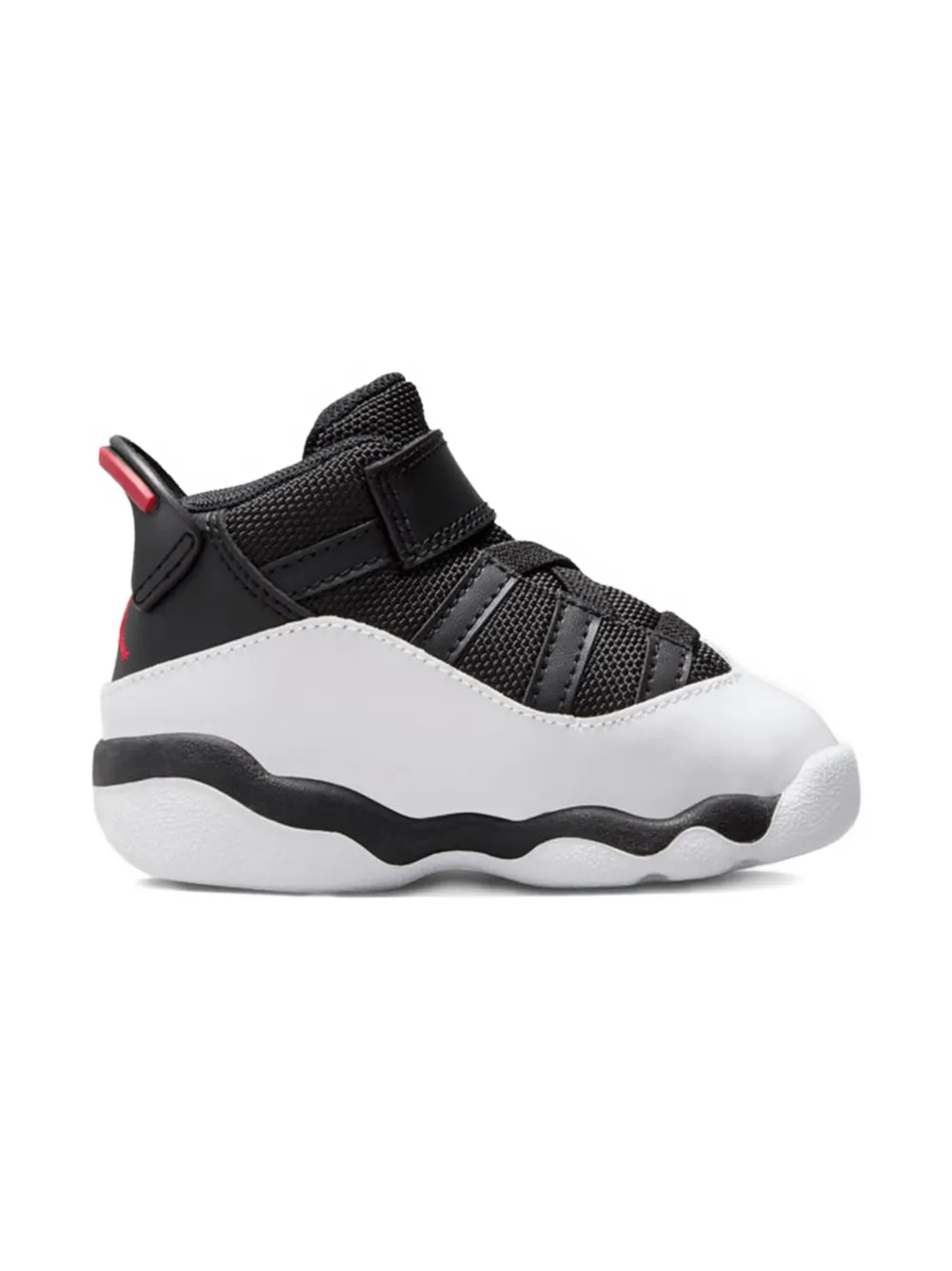 Jordan Kids Retro 6 Rings sneakers Zwart