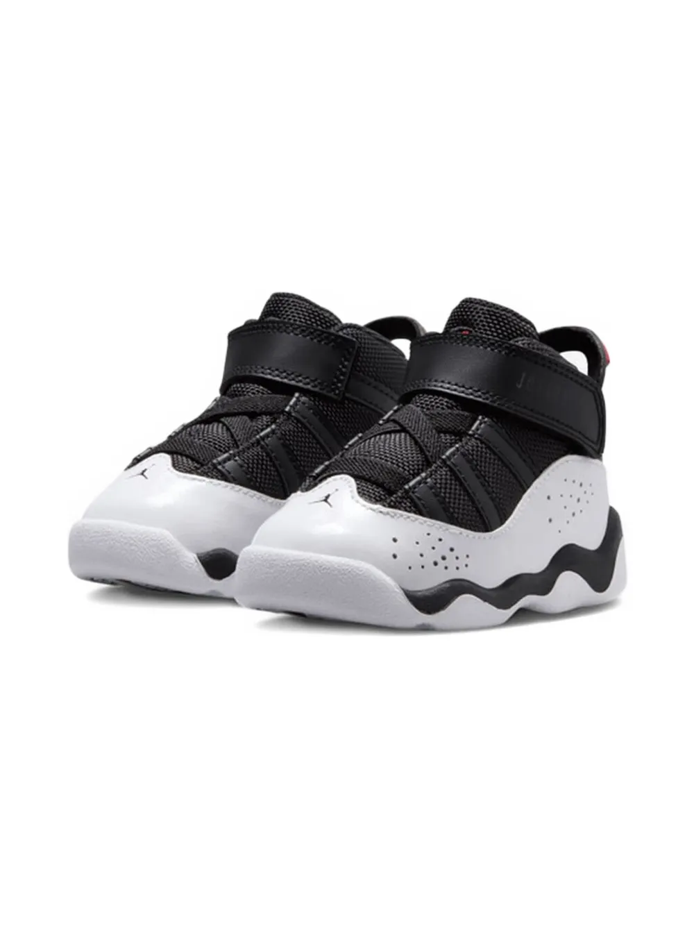 Jordan Kids Retro 6 Rings sneakers Zwart