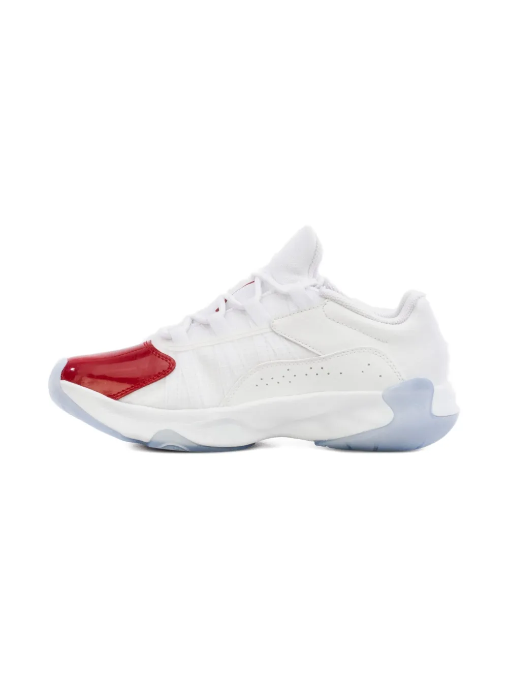 Jordan Kids patent-leather low trainers White