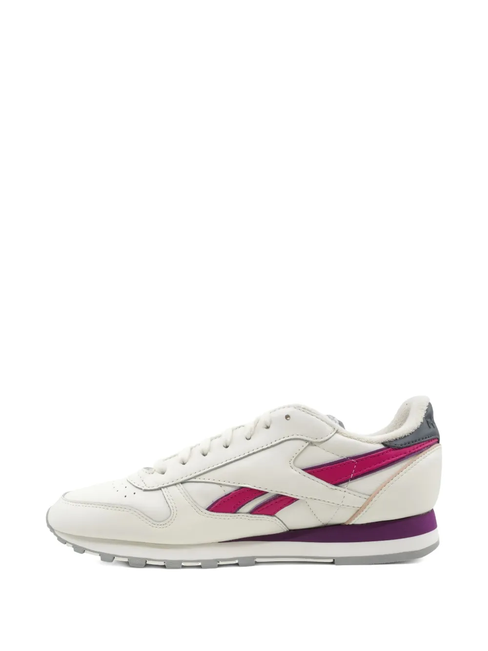 Reebok Classic sneakers met leren strepen Beige