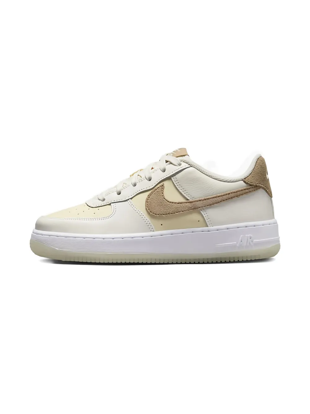 Nike Kids suede-panel low trainers Neutrals