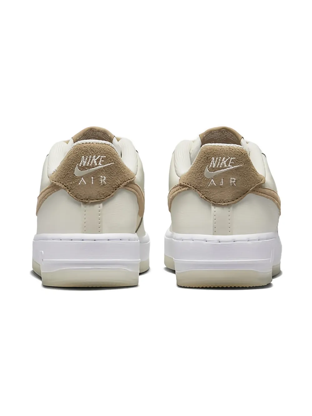 Nike Kids suede-panel low trainers Neutrals