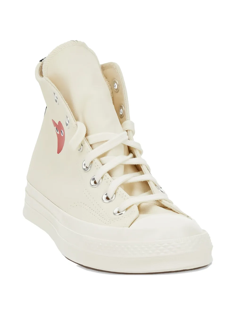 Comme Des Garçons Play x Converse Chuck 70 heart-print high-top sneakers Neutrals
