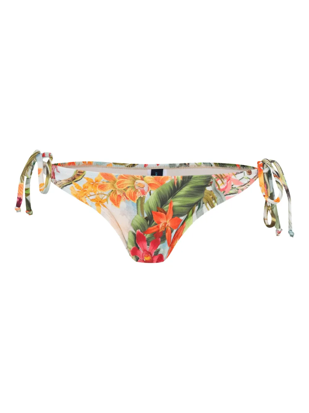 Lygia & Nanny tropical-print tie-side bikini bottom Wit