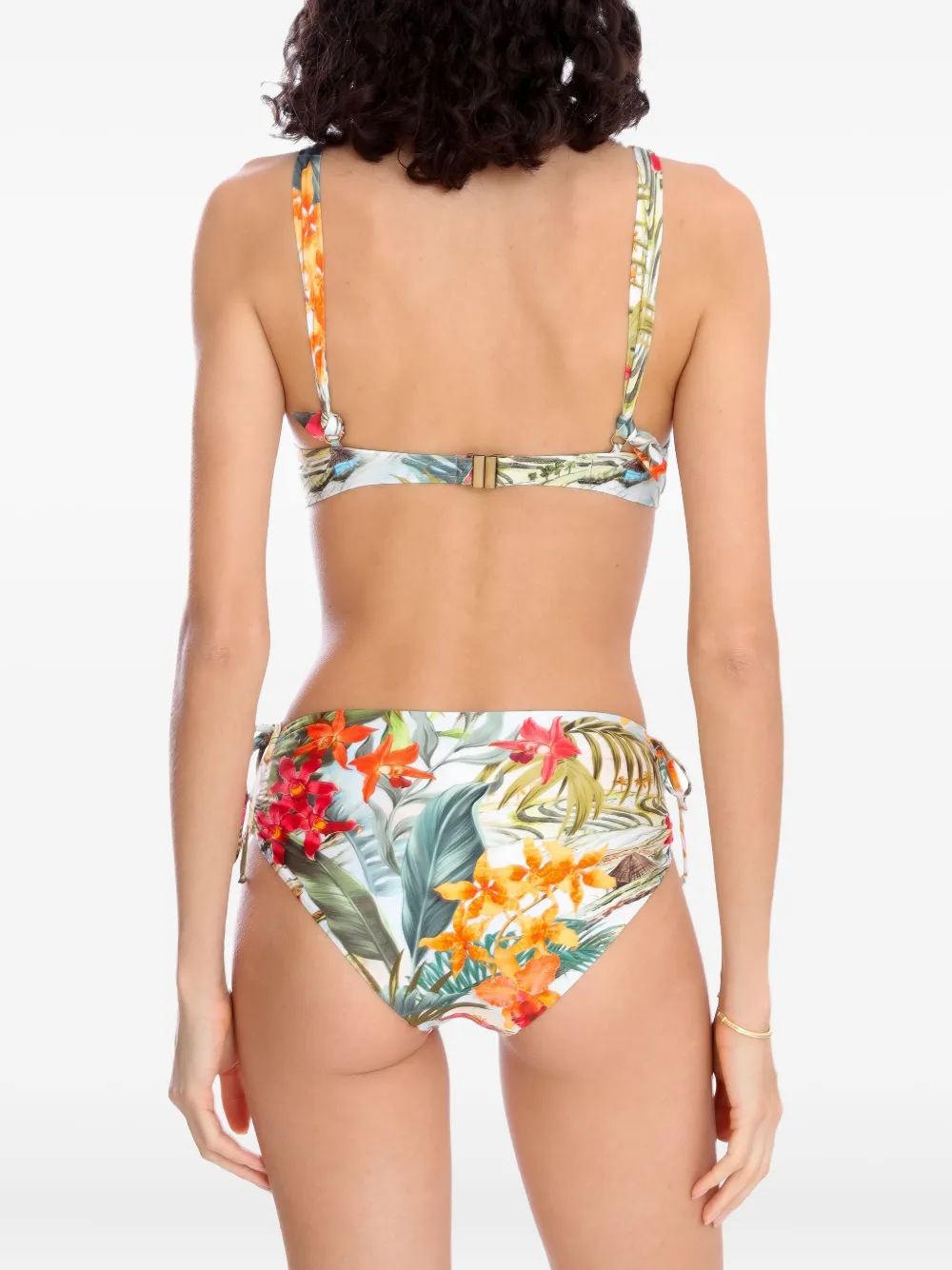 Lygia & Nanny Marcela tropical-print bikini Groen
