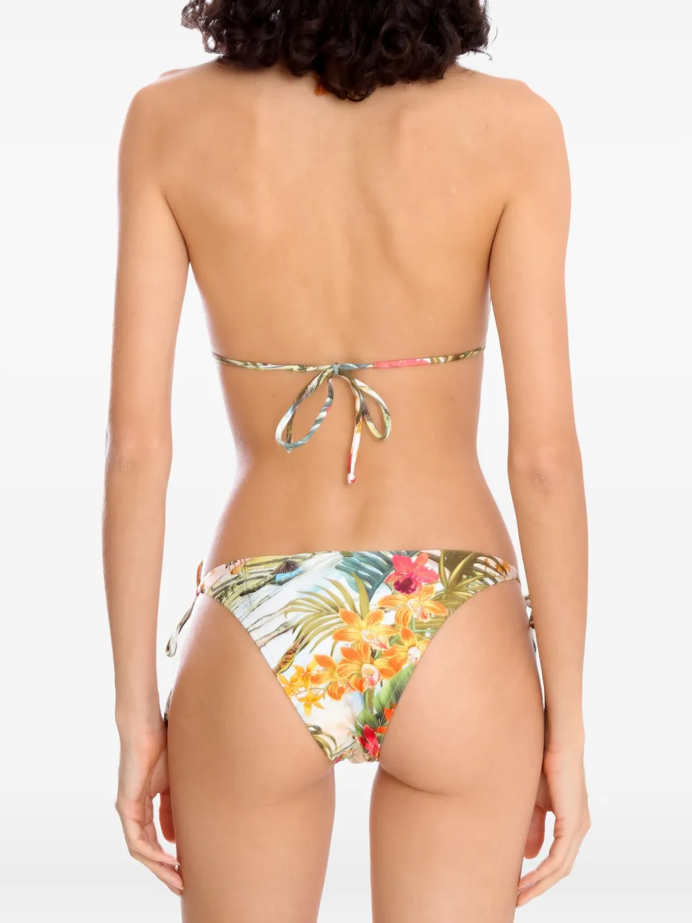 Lygia & Nanny Tropical-print Triangle Bikini In Multi