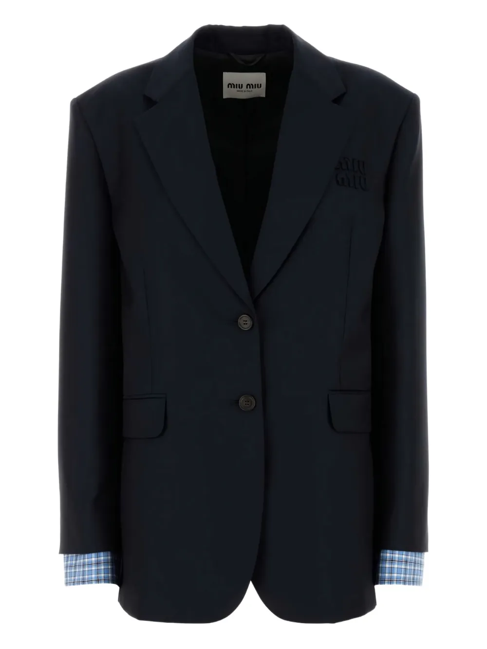 Miu Miu wool oversize blazer | Blue | Image 1