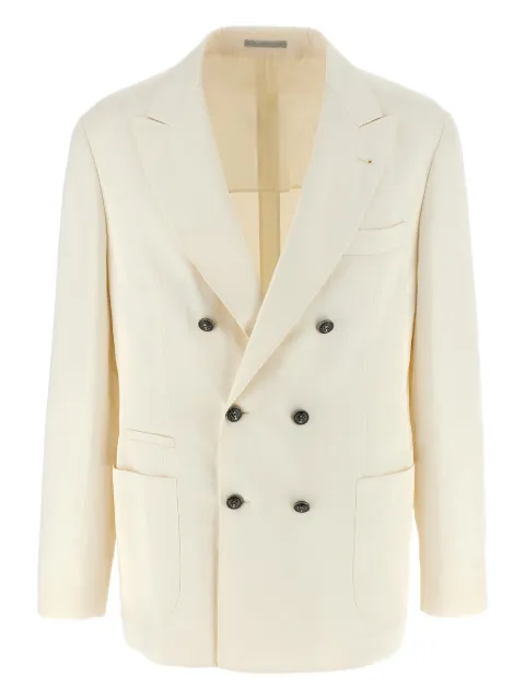 Brunello Cucinelli blazer con doble botonadura