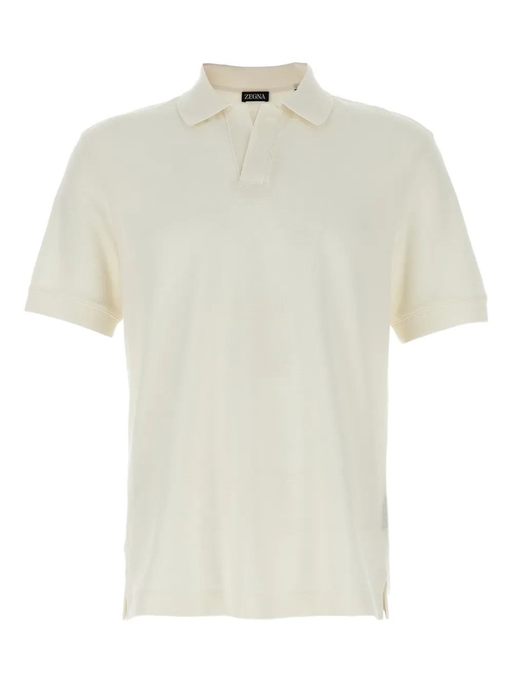 Zegna Poloshirt met korte mouwen Wit