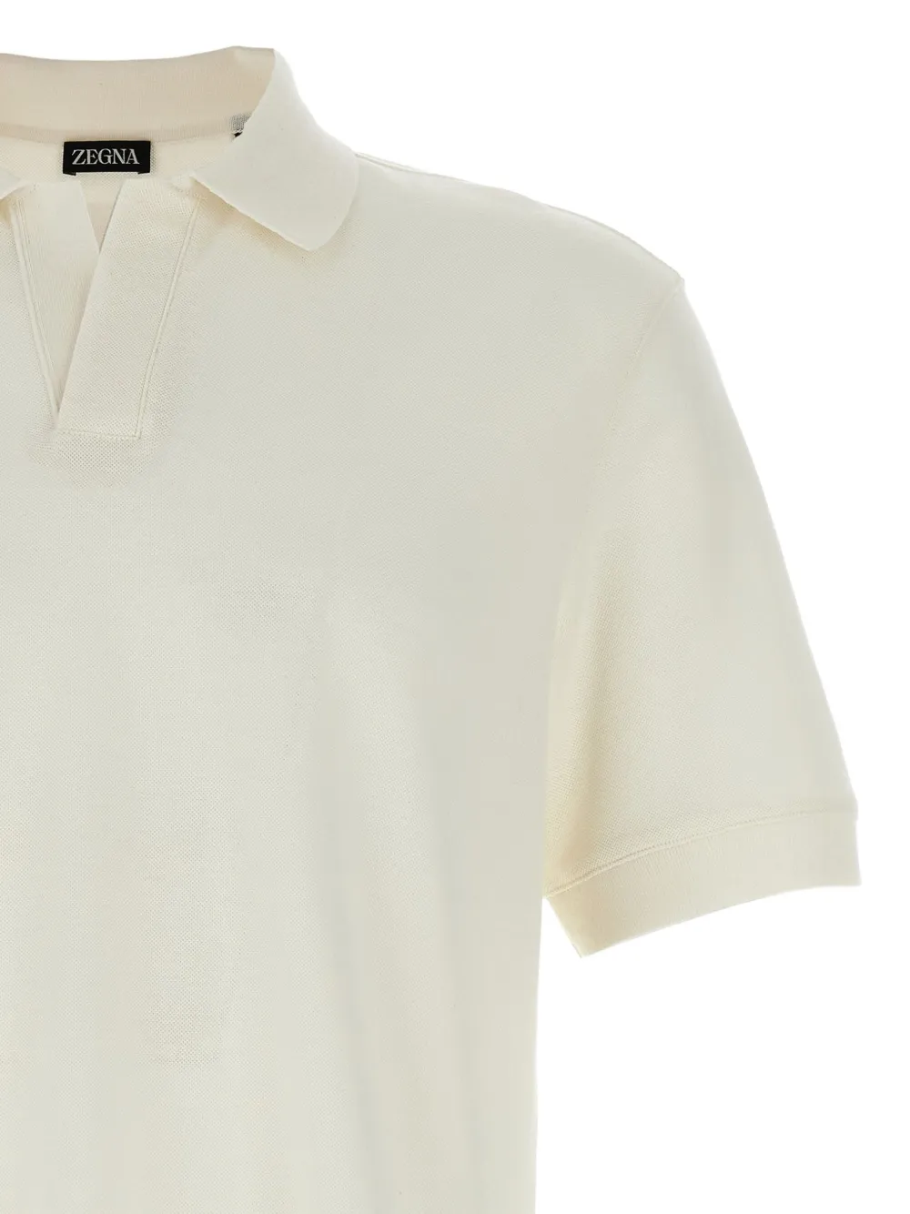 Zegna Poloshirt met korte mouwen Wit