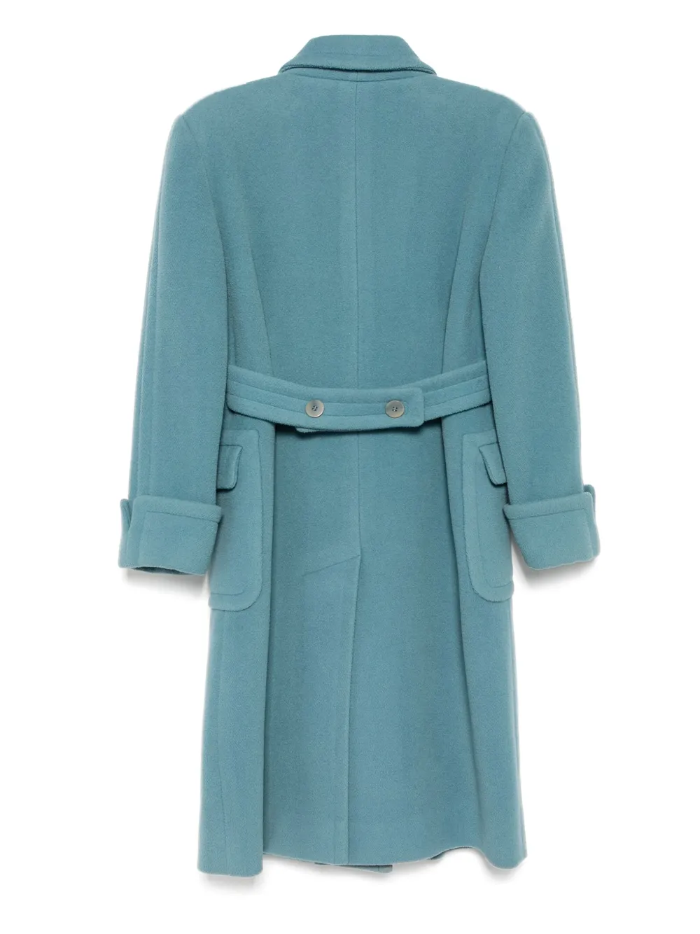 Hermès Pre-Owned 1990-2000's trenchcoat met dubbele rij knopen - Blauw